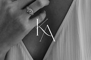 KA monogram, a Branding & Logo Template by LINKED LETTERS STUDIO (Thumbnail 2 of 2)