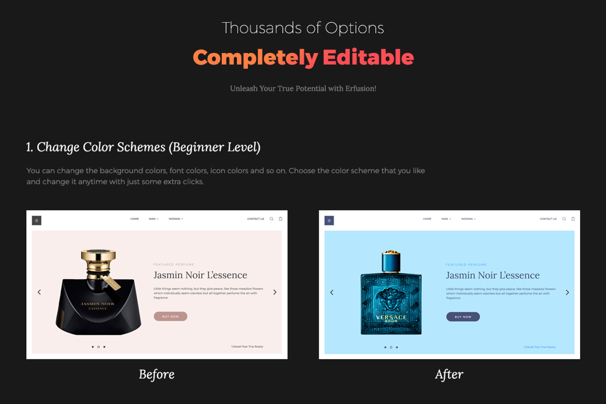 Erfusion - 20 Hero Headers (70% OFF), an UI Kit Template by Pentaclay (Photo 6 of 6)