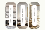 50 Canva Frame Mockups Luxury 4K, a Household Mockup by ARTOZEN DIGITAL (Thumbnail 7 of 15)