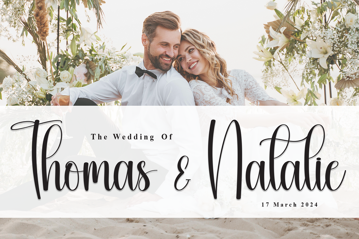 Hollogram | Script Font, a Handwritten Font by Scratchones (Photo 3 of 9)