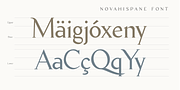 NovaHispane, a Serif Font by Ixipcalli (Thumbnail 2 of 5)