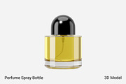 50ml Perfume Glass Bottle 3D Model, an Object 3D Model by Akebareee (Thumbnail 1 of 11)