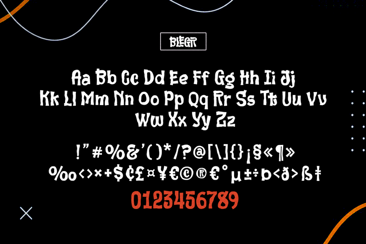 Blegr Typeface, a Sans Serif Font by Grontype (Photo 8 of 8)