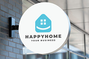 Happy Home Real Estate Logo, a Branding & Logo Template by Design_Planet (Thumbnail 2 of 2)