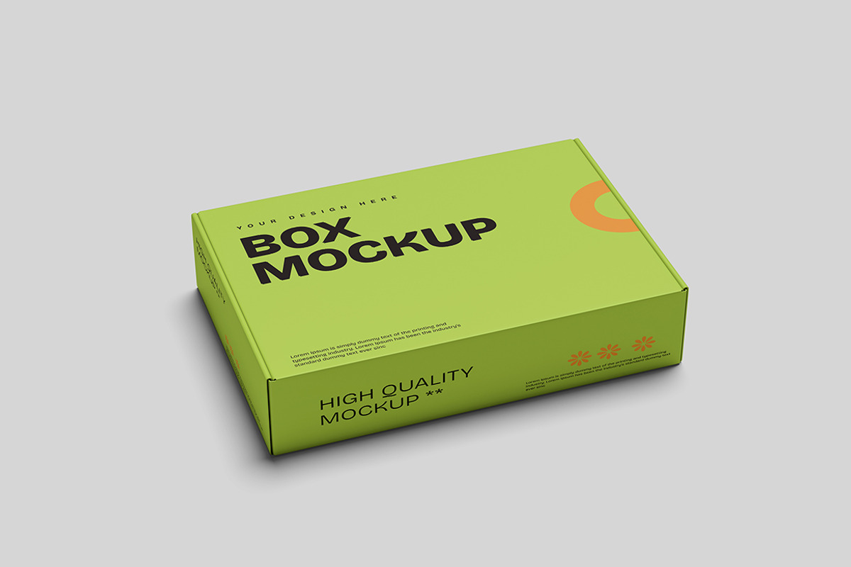 Box Mockup, a Packaging Mockup by SimpangGraphics (Photo 4 of 5)