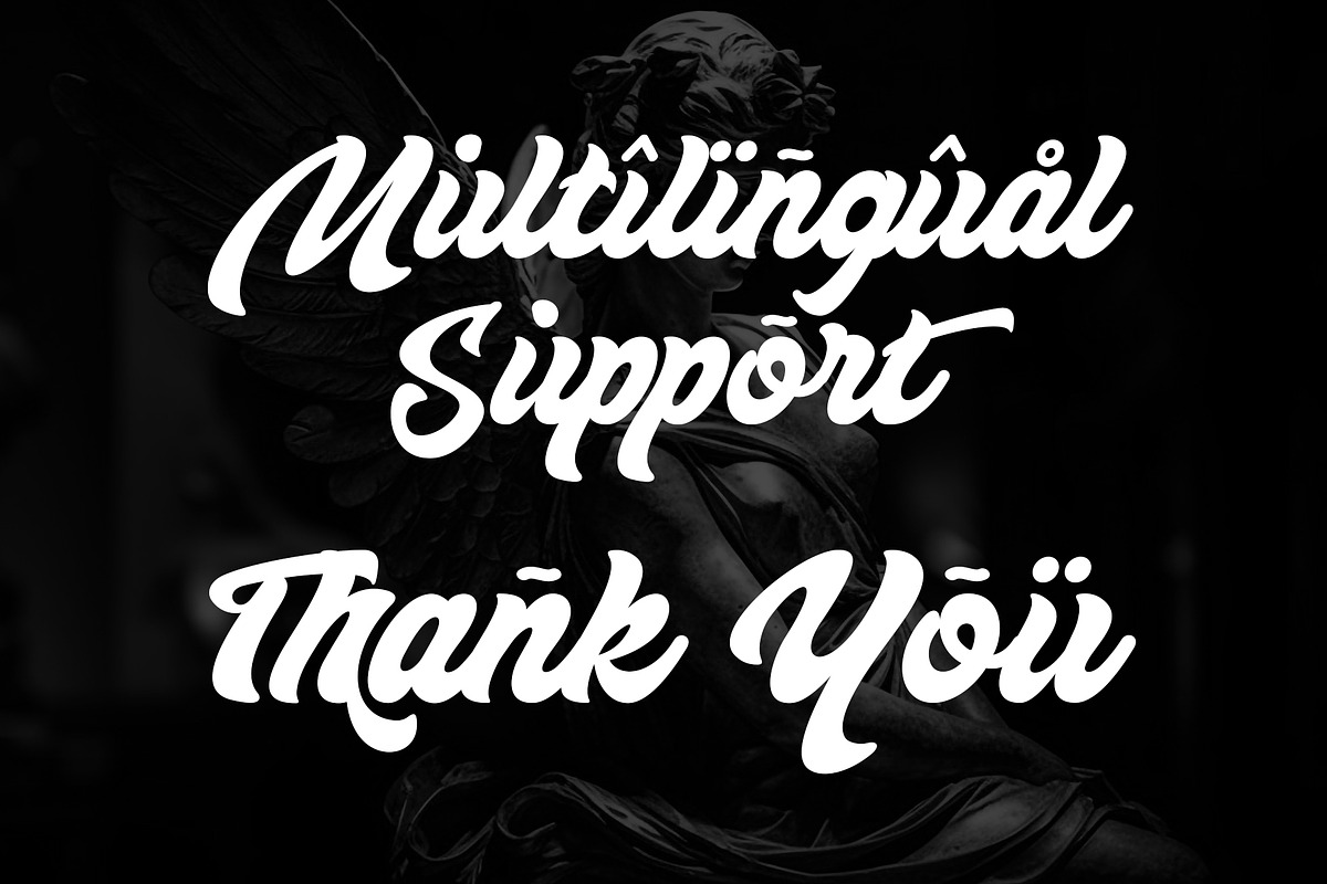 Angelos, a Script Font by Letterara (Photo 15 of 15)