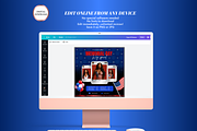 4th of July, Memorial Day flyer, a Social Media Template by Foedesigner (Thumbnail 4 of 5)
