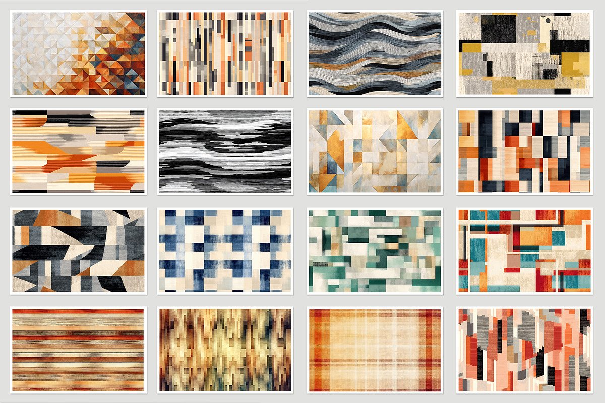 Geometric carpet pattern, a Pattern Graphic by DamonYang's shop