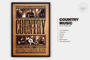 Country Music Flyer Template V4