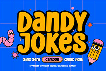 Dandy Jokes a Cartoon Comic Font