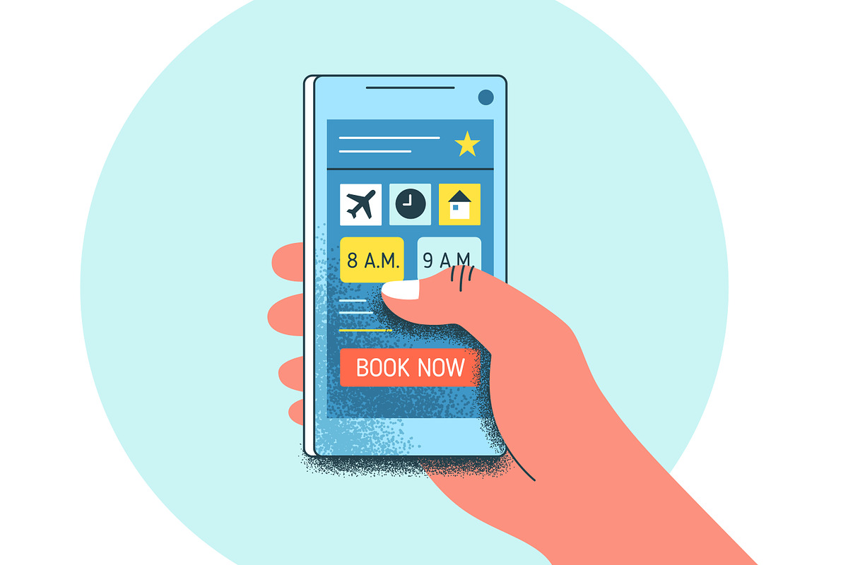 Booking online concept, a Technology Illustration by Good Studio (Photo 3 of 3)