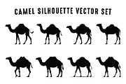 Camel Silhouette Black Vector Bundle, an Animal Illustration by Gfx Expert Team (Thumbnail 3 of 3)