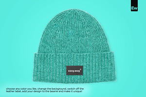 Beanie PSD Mockup