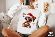 Yarn Crochet Christmas Reindeer PNG, an Illustration by Daily.Designs (Thumbnail 7 of 10)