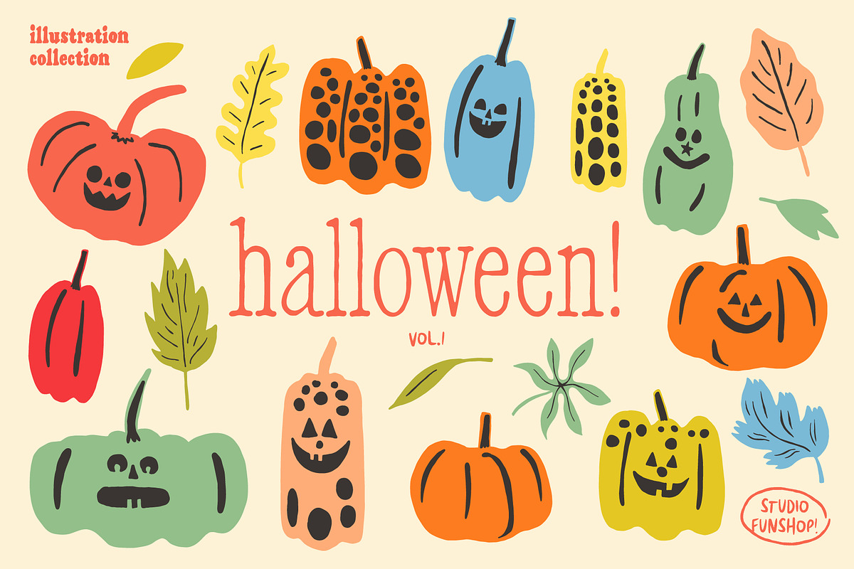 Halloween Illustrations - Handmade, an Illustration by Studio Funshop by Kelli (Photo 1 of 7)