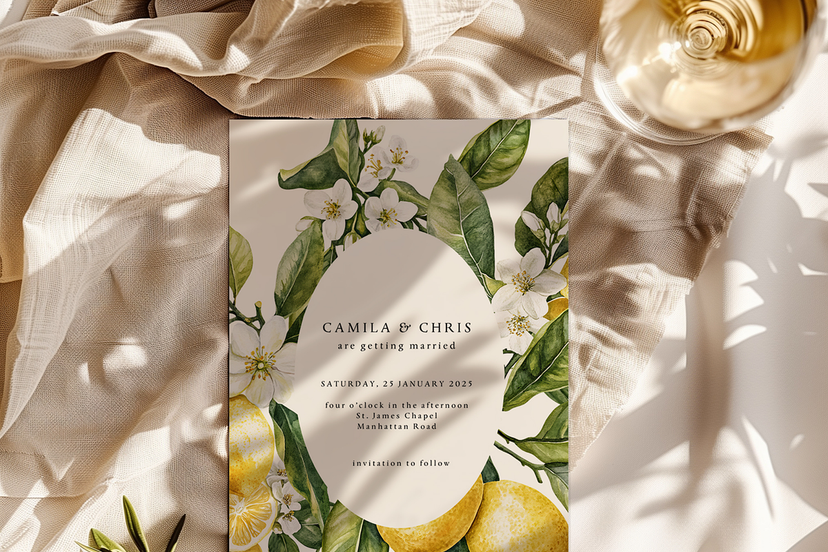 Sicilian Lemon - Watercolor clipart, a Decorative Illustration by ThaismotaCreativeCo (Photo 2 of 9)