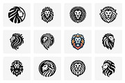 Modern Lion Mascot Logo Bundle, a Branding & Logo Template by Vectorium Studio (Thumbnail 14 of 21)