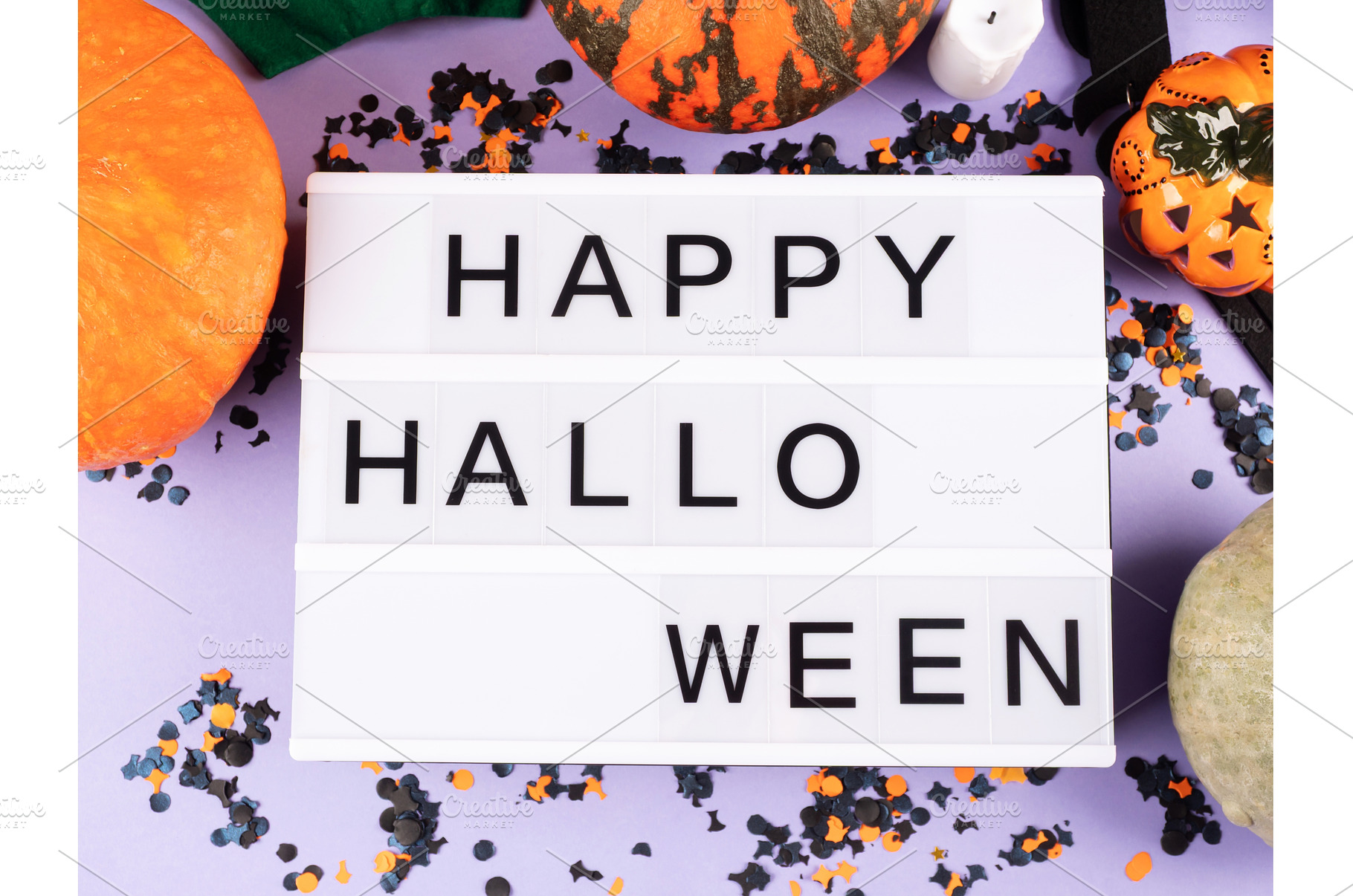 Happy halloween greetings on, a Holiday Photo by Lifemorning
