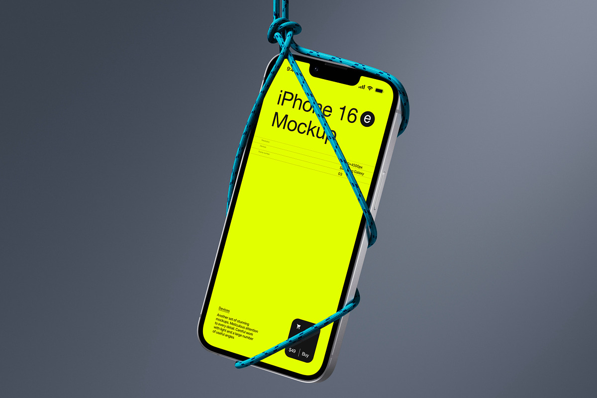 Z-Mockups: iPhone 16e, an iPhone Mockup by ls.graphics (Photo 9 of 10)