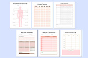 2026 Meal & Fitness Workbook, a Stationery Template by Shumaya (Thumbnail 3 of 4)