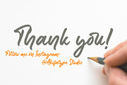 Holmeria, a Script Font by Akifatype. (Thumbnail 7 of 7)