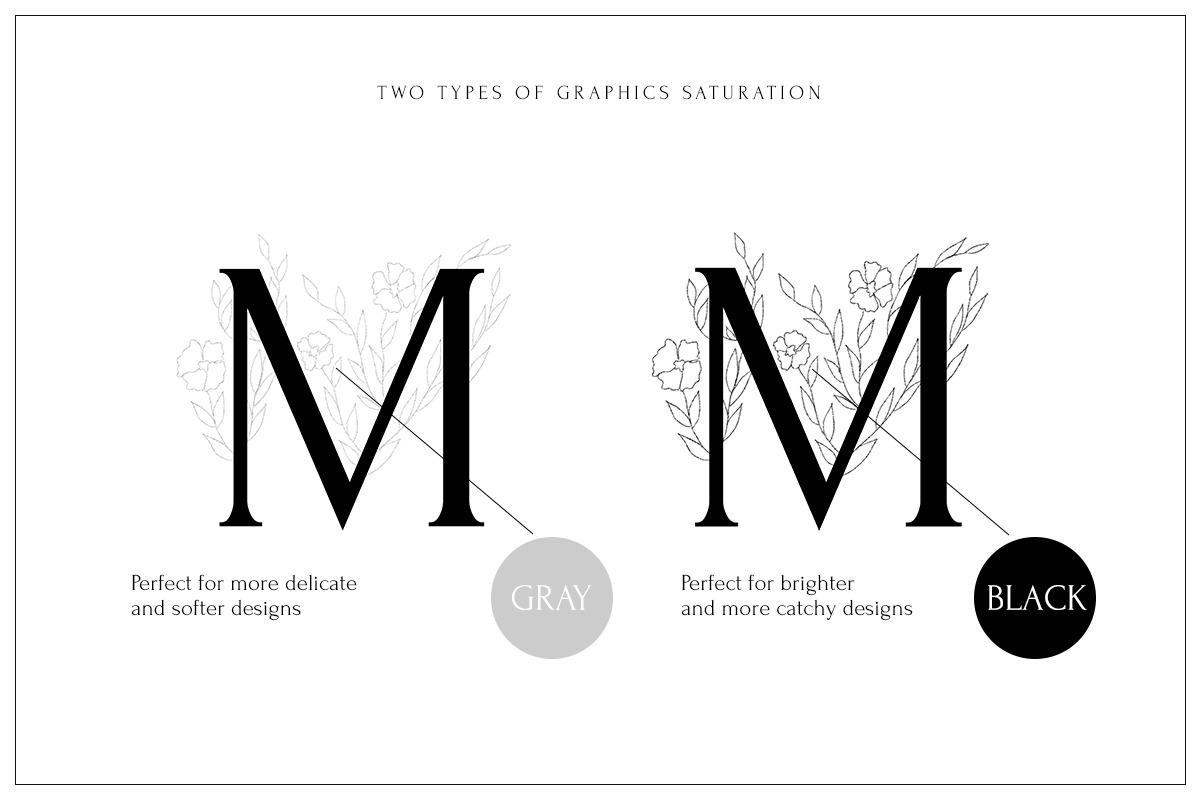 Mattiola font Floral illustrations, a Symbol Font by Alice_Evans (Photo 6 of 11)
