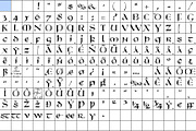 750 Latin Uncial, a Script Font by GLC Foundry (Thumbnail 2 of 2)