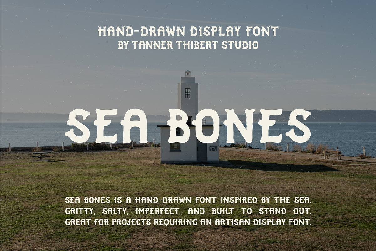 Sea Bones | Coastal Font, a Handwritten Font by TannerThibertStudio (Photo 1 of 3)