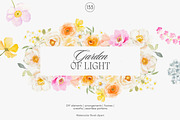 watercolor spring blossoms huge set, a Decorative Illustration by Patishop Art (Thumbnail 12 of 20)