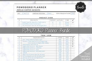 Pomodoro Planner Bundle!