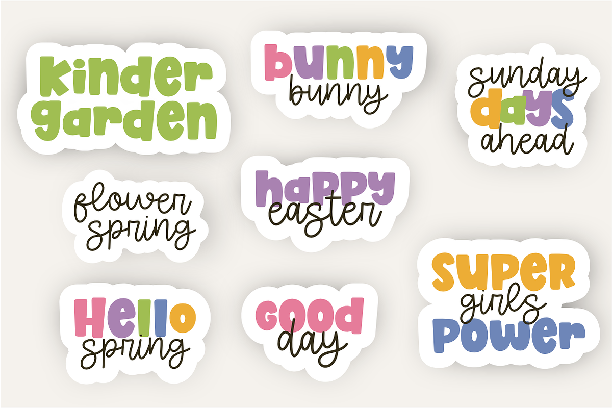 Chick Garden - Fun Mix Font Duo, a Handwritten Font by SaktiAvellin (Photo 9 of 9)