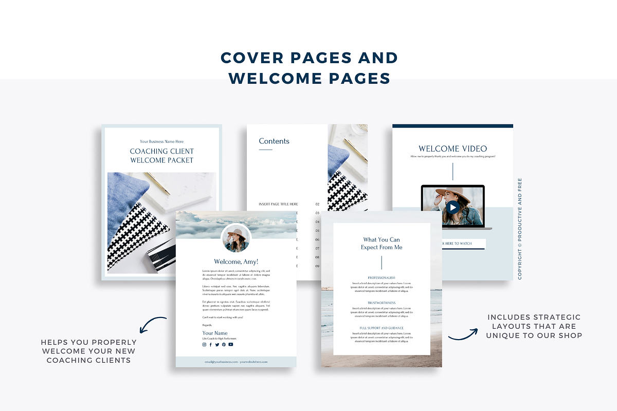 Coaching Client Template Bundle, a Magazine Template by ProductiveandFree (Photo 13 of 23)