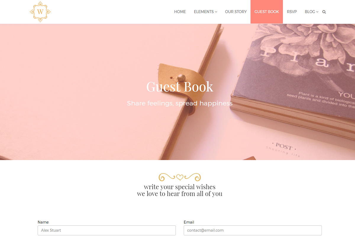 Wedding Event WordPress Theme, a WordPress Template by Visualmodo (Photo 18 of 24)