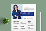 Resume Template Layout, a Resume Template by MightyDesign (Thumbnail 2 of 8)