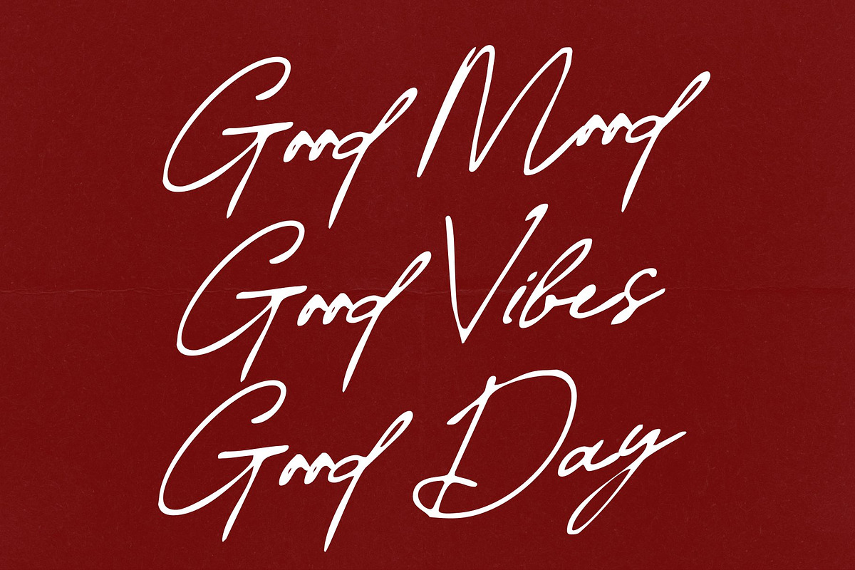CS Baylora Drawn, a Script Font by Craft Supply Co. (Photo 3 of 8)