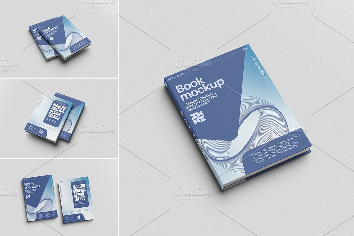 Book Mockup, a Books & Magazine Mockup by hokagata (Photo 1 of 5)