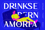 Drinkse A Modern Sans Serif, a Sans Serif Font by AmorfaType (Thumbnail 1 of 11)