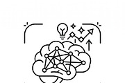 52 Smart Data Analytics Icons, an Outline Icon by adenpinkstore (Thumbnail 11 of 16)