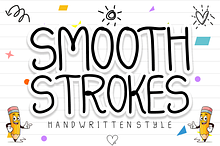 Smooth Strokes - Handwritten Font