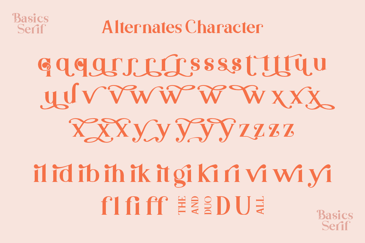 Basics Serif Font - 30% OFF, a Serif Font by Youthlabs Studio (Photo 20 of 25)