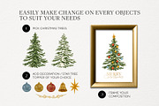 Christmas Watercolor Decorations, an Object Graphic by DesignerCandies (Thumbnail 3 of 5)