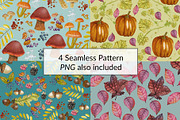 Cozy Fall Vibes Watercolor Elements, a Pattern Graphic by Sheikhadesign (Thumbnail 3 of 7)
