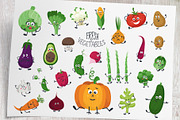 Funny fruits & vegetables, a Graphic by Nafanya (Thumbnail 2 of 9)