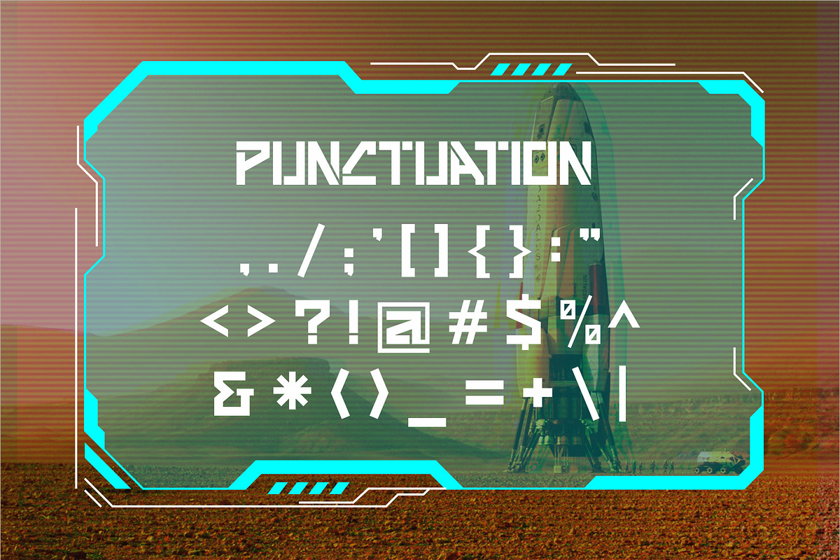 The Savior | Futuristic Font preview 6