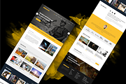 Factory & Industrial website design, a Landing Page Template by Istiak Ahmed (Thumbnail 1 of 7)