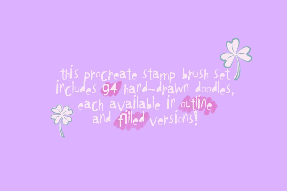 Cute Stamp Brush Procreate, a Brush Add-On by CraftingOnSunday (Photo 5 of 11)