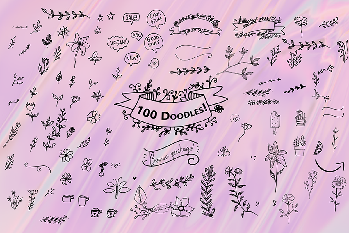 Scribly Almond Font Duo + Extras preview 8