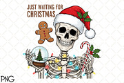 Funny Skeleton Christmas Png, an Illustration by Black Bird Studio (Thumbnail 1 of 4)