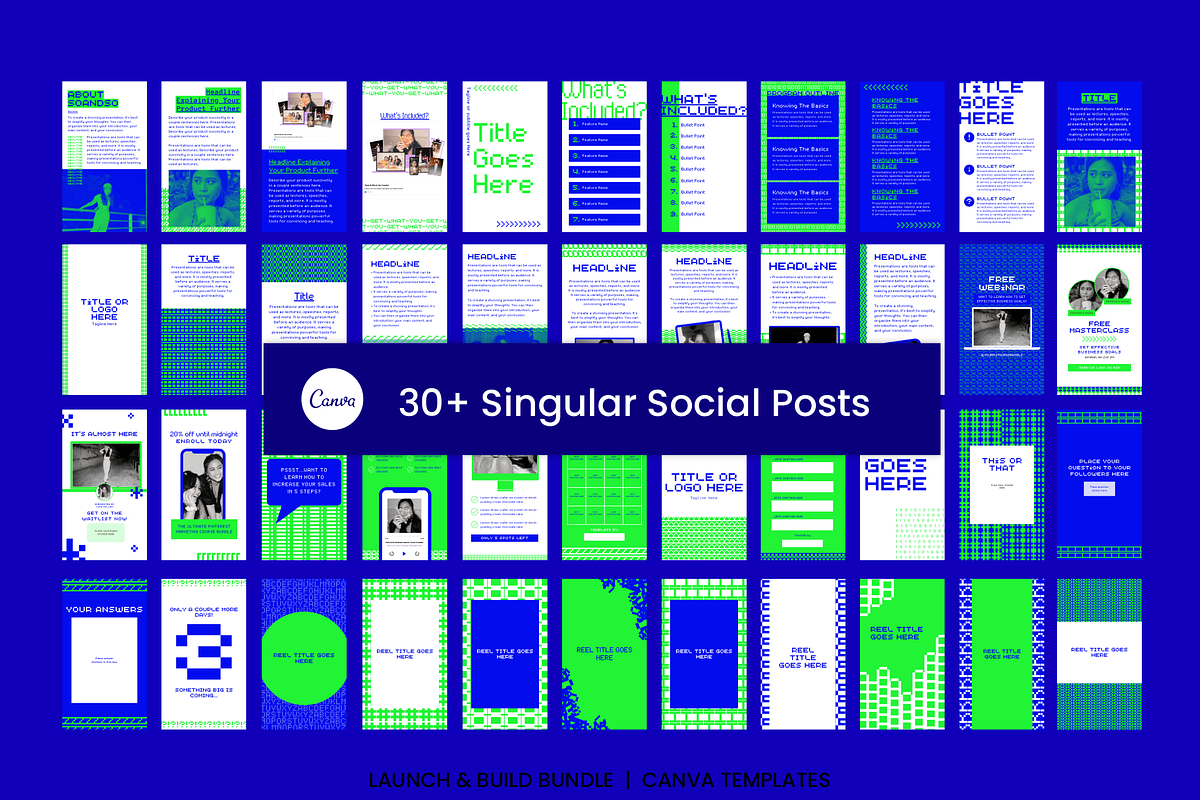 90s Brutalist Canva Social Media, a Social Media Template by WorkShy Studio (Photo 3 of 9)