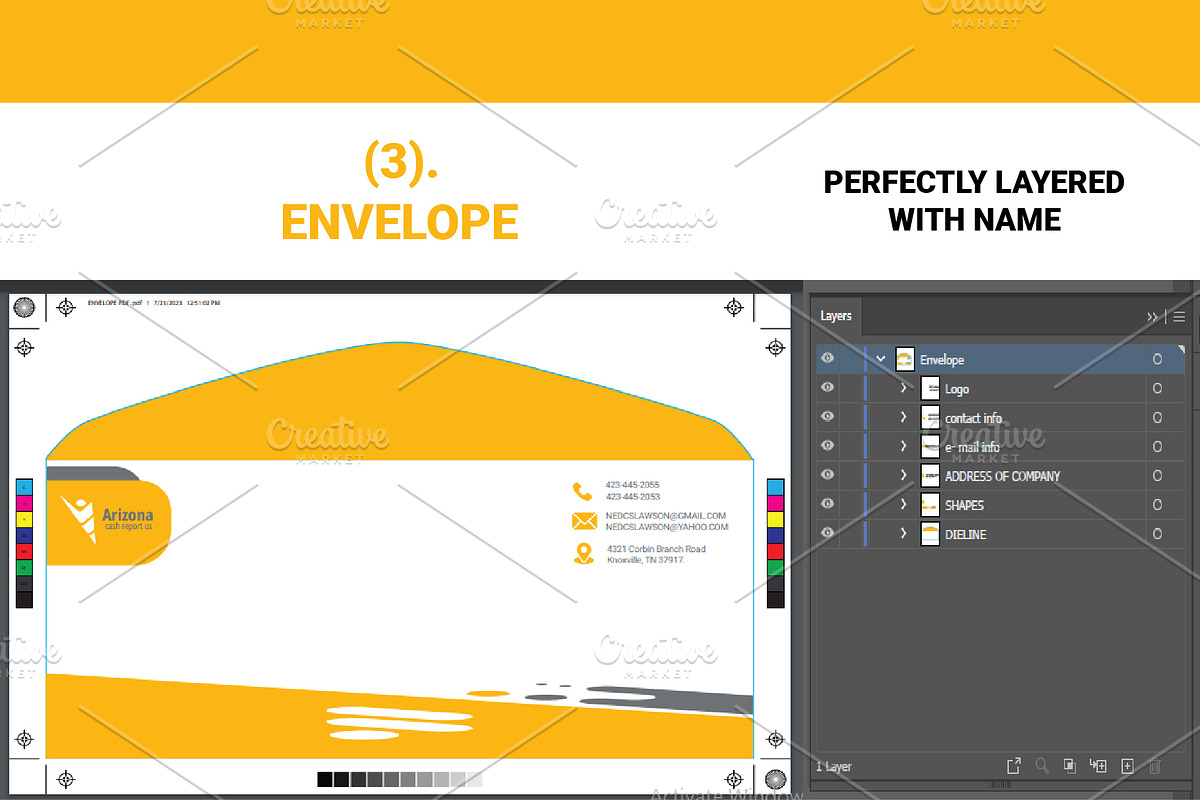 Captivating Branding Templates, a Stationery Template by Design Fusion (Photo 4 of 4)